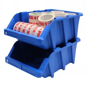 Stack & Nest Plastic Parts Bins Size G 10 Pack